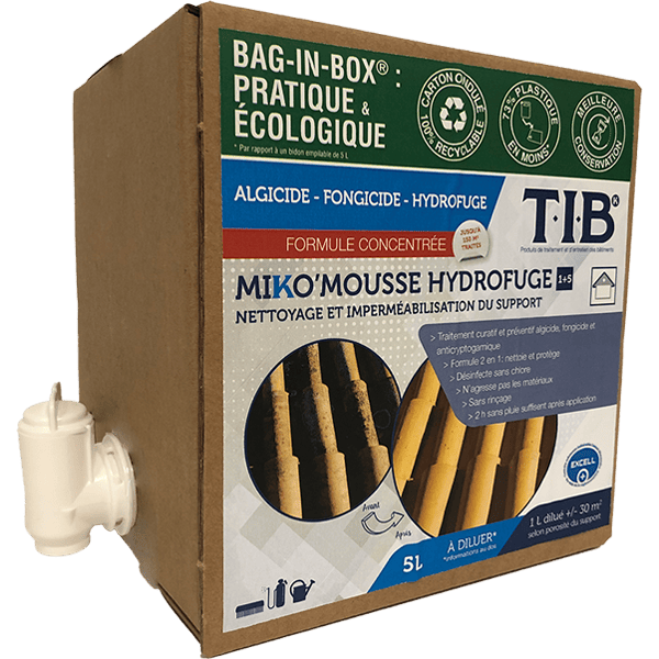 Produits de traitement et renovation de batiment - SarlTIB - MIKOMOUSSE-HYDROFUGE