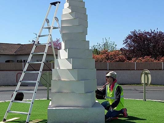 Réalisation MIKOK M23 / GRAFFIKOK PRÉVENTIF (Saint-Gilles)